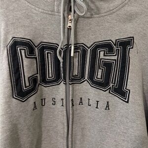 COOGI Heather Gray Zip-Up Jacket